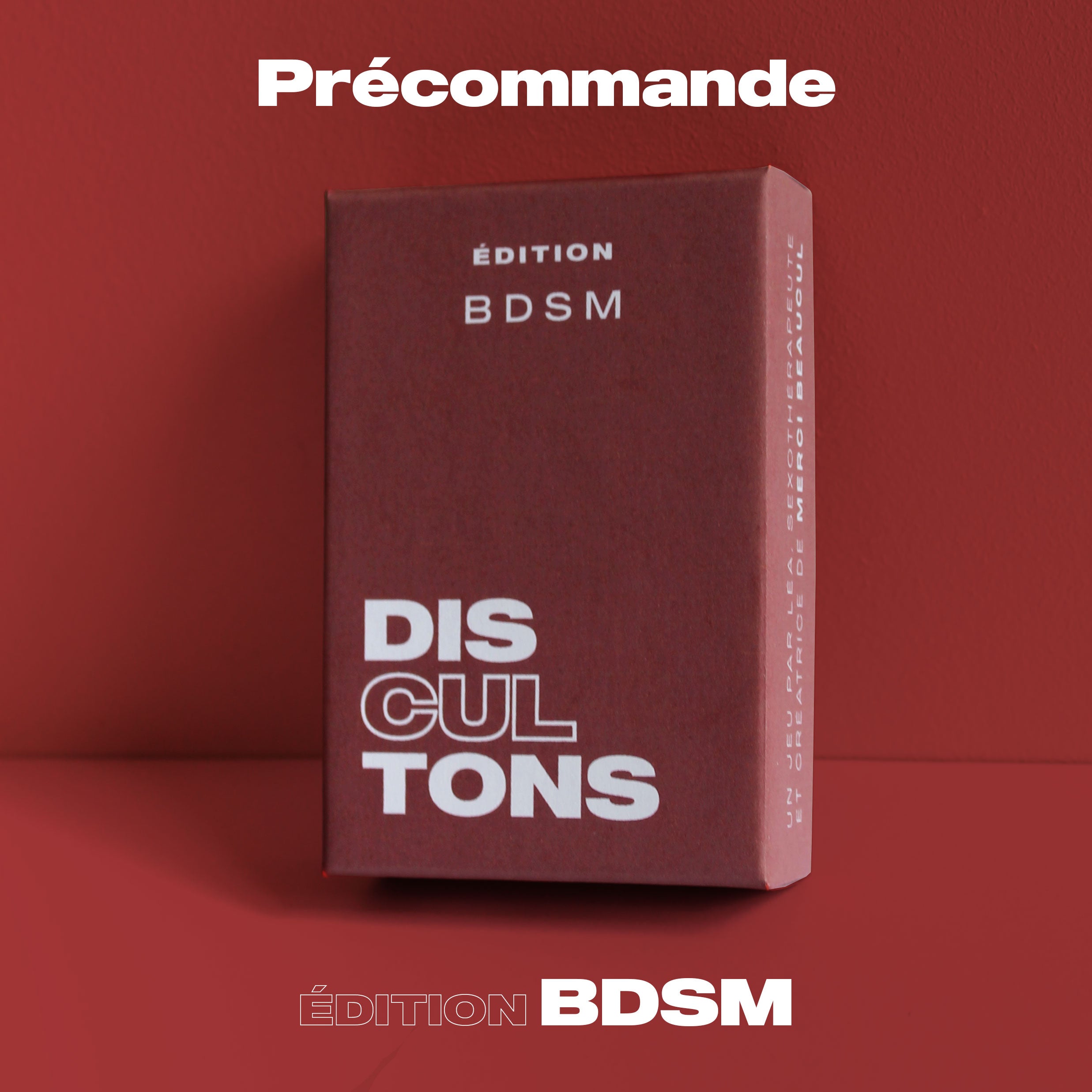 PRÉCOMMANDE - Discultons - BDSM – Gender Games